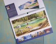 Carica l'immagine nel visualizzatore di Gallery, Collezione di 12 stampe panoramiche in Calendario multilingua - relaxart.it