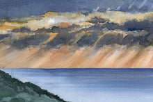 Carica l'immagine nel visualizzatore di Gallery, Acquerello Originale Pano Fuoco 01 - relaxart.it