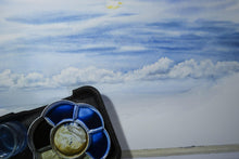 Carica l'immagine nel visualizzatore di Gallery, Acquerello Originale Pano Aria 03 - relaxart.it