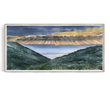 Carica l'immagine nel visualizzatore di Gallery, Acquerello Originale Pano Fuoco 01 - relaxart.it