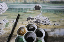 Carica l'immagine nel visualizzatore di Gallery, Acquerello Originale Pano Acqua 03 - relaxart.it
