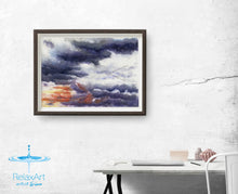 Carica l'immagine nel visualizzatore di Gallery, Acquerello Fuoco 01 - relaxart.it
