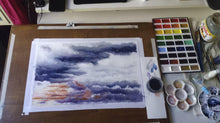 Carica l'immagine nel visualizzatore di Gallery, Acquerello Fuoco 01 - relaxart.it
