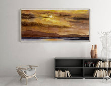 Carica l'immagine nel visualizzatore di Gallery, Acquerello Originale Pano Fuoco 02 - relaxart.it
