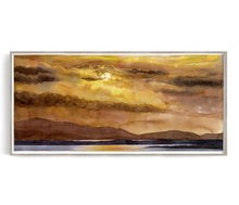 Carica l'immagine nel visualizzatore di Gallery, Acquerello Originale Pano Fuoco 02 - relaxart.it
