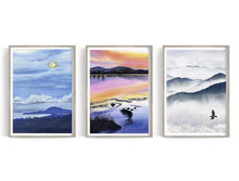Carica l'immagine nel visualizzatore di Gallery, Trittico 16  Aria Fuoco Quintessenza - relaxart.it
